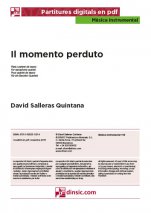 Il momento perduto-Música instrumental (peces soltes en pdf)-Partitures Avançat