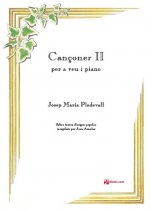 Cançoner II per a veu i piano-Quaderns de cançó (publicació en paper)-Escoles de Música i Conservatoris Grau Mitjà-Música Tradicional Catalunya-Partitures Intermig