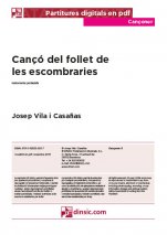 Cançó del follet de les escombraries-Cançoner (canciones sueltas en pdf)-Escuelas de Música i Conservatorios Grado Elemental-Partituras Básico