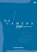 Da Camera 45: El petit flautista 3. Danses tradicionals catalanes per a flauta de bec i piano-Da Camera (publicació en paper)-Partitures Avançat