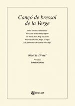 Cançó de bressol de la Verge-Separates d'obres vocals o corals-Escoles de Música i Conservatoris Grau Elemental-Partitures Bàsic