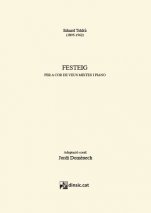 Festeig, veus mixtes i piano-Separates d'obres vocals o corals-Music Schools and Conservatoires Intermediate Level-Scores Intermediate