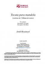 Tocata para mandola-Àlbum de notes (piezas sueltas en pdf)-Partituras Básico