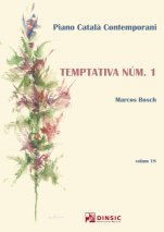 Temptativa núm. 1-Piano català contemporani-Partituras Intermedio