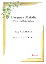 Cançons a Mahalta, per a veu (baix) i piano-Quaderns de cançó (publicació en paper)-Escoles de Música i Conservatoris Grau Mitjà-Partitures Intermig