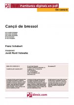 Cançó de bressol-Da Camera (piezas sueltas en pdf)-Escuelas de Música i Conservatorios Grado Elemental-Partituras Básico