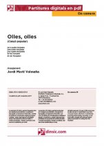Olles, olles-Da Camera (peces soltes en pdf)-Escoles de Música i Conservatoris Grau Elemental-Partitures Bàsic