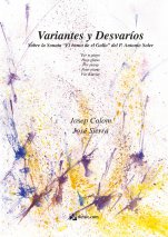 Variantes y desvaríos sobre la sonata "El canto de el gallo" del P. Antoni Soler-Instrumental Music (paper copy)-Music Schools and Conservatoires Advanced Level-Scores Advanced