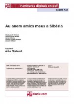 Au anem amics meus a Sibèria-Esplai XXI (peces soltes en pdf)-Partituras Básico
