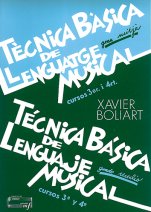 Tècnica bàsica llenguatge musical grau mitjà 3-4-Tècnica bàsica de llenguatge musical: Grau mitjà-Escoles de Música i Conservatoris Grau Mitjà