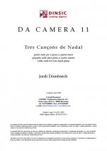 Da Camera 11: Petita Suite per a piano a quatre mans-Da Camera (publicació en pdf)-Partitures Bàsic