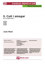 Cuit i amagar-Música instrumental (piezas sueltas en pdf)-Partituras Básico