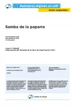 Samba de la paparra-Joves orquestres (peces soltes en pdf)-Escoles de Música i Conservatoris Grau Mitjà-Partitures Intermig