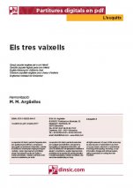 Els tres vaixells-L'Esquitx (piezas sueltas en pdf)-Escuelas de Música i Conservatorios Grado Elemental-Partituras Básico