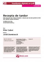 Recepta de tardor-Cançoner (separate PDF pieces)-Music Schools and Conservatoires Elementary Level-Scores Elementary