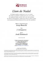Llum de Nadal-Navidad-Música vocal (publicación en pdf)-Partituras Intermedio