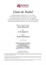 Llum de Nadal-Christmas-Música vocal (digital PDF copy)-Scores Intermediate