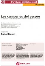 Les campanes del vespre-Da Camera (piezas sueltas en pdf)-Partituras Básico