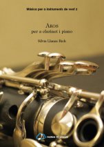 Akos per a clarinet i piano-Música per a instruments de vent (paper - Notes in Cloud)-Escoles de Música i Conservatoris Grau Elemental-Partitures Bàsic