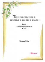 Tres cançons per a soprano, mezzo i piano-Quaderns de cançó (publicació en paper)-Scores Advanced