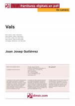 Vals-Da Camera (peces soltes en pdf)-Partitures Bàsic
