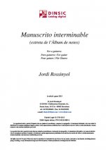 Manuscrito interminable-Àlbum de notes (separate pdf pieces)-Scores Elementary