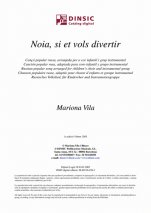 Noia si et vols divertir-Música vocal (publicación en pdf)-Partituras Básico