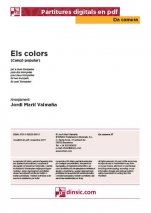 Els colors-Da Camera (peces soltes en pdf)-Escoles de Música i Conservatoris Grau Elemental-Partitures Bàsic