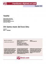 Yawhé / Oh Santa mare del bon Déu-Esplai XXI (peces soltes en pdf)-Partituras Básico