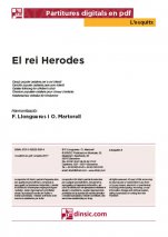 El Rei Herodes-L'Esquitx (separate PDF pieces)-Music Schools and Conservatoires Elementary Level-Scores Elementary