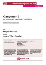 Cançoner 2-Cançoner (digital PDF copy)-Scores Elementary