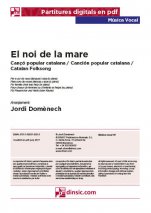 El noi de la mare-Música vocal (cançons soltes en pdf)-Partitures Intermig