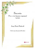 Secrets per a mezzosoprano i piano-Quaderns de cançó (publicació en paper)-Music Schools and Conservatoires Intermediate Level-Scores Intermediate