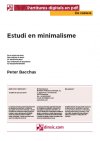 Estudi en minimalisme