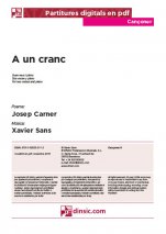A un cranc-Cançoner (cançons soltes en pdf)-Partitures Bàsic